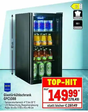 METRO Glastürkühlschrank Angebot