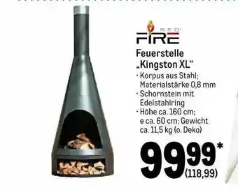 METRO Feuerstelle Kingston Xl Angebot