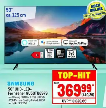 METRO Samsung 50 Angebot