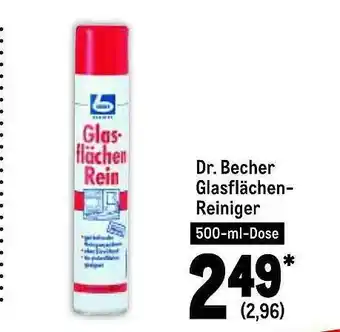 METRO Dr Becher Glasfläschen Reiniger Angebot