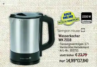 METRO Wasserkocher Angebot