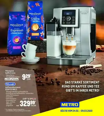 METRO Mövenpick Caffè Crema, Kaffeevollautomat Angebot