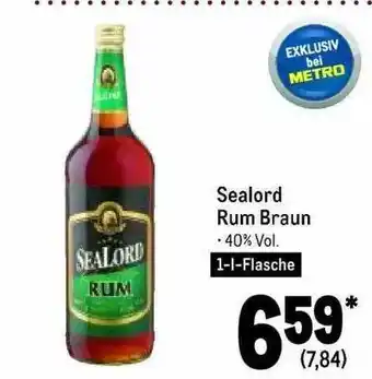 METRO Sealord Rum Braun Angebot