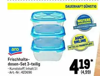 METRO Aro Frischhaltedosen-set Angebot