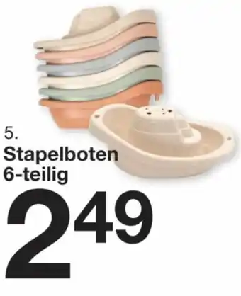 Zeeman Stapelboote 6 teilig Angebot