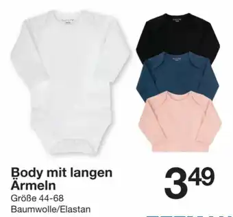 Zeeman Body mit langen Ärmeln Angebot