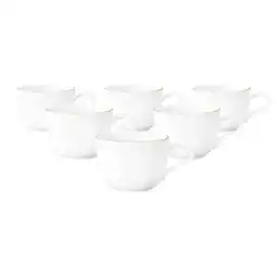 Netto Marken-Discount Seltmann Weiden Milchkaffeetassen Liberty Goldrand 380 ml 6er Set Angebot