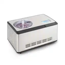 Netto Marken-Discount Dolce Bacio Eiscremebereiter Kompressor 2l LCD-Display Touch Edelstahl Angebot
