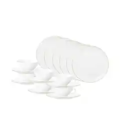 Netto Marken-Discount Seltmann Weiden Teeservice Liberty Goldrand 140 ml 18-tlg Angebot
