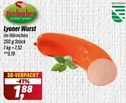 Simmel Drebacher Lyoner Wurst im Hörnchen Angebot