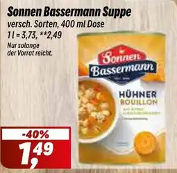 Simmel Sonnen Bassermann Suppe Angebot