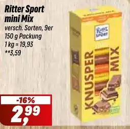 Simmel Ritter Sport mini Mix Angebot