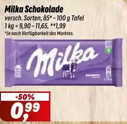 Simmel Milka Schokolade Angebot