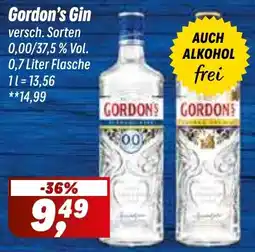 Simmel Gordon's Gin Angebot