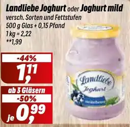 Simmel Landliebe Joghurt Angebot