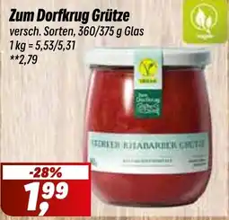 Simmel Zum Dorfkrug Grütze Angebot