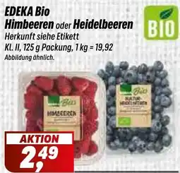 Simmel EDEKA Bio Himbeeren oder Heidelbeeren Angebot