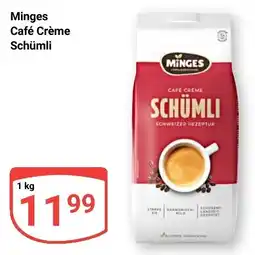 Globus Minges Café Crème Schümli Angebot