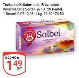 Globus Teekanne Salbei Angebot