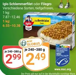 Globus Iglo Schlemmerfilet Angebot