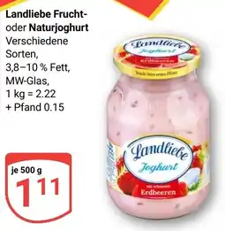 Globus Landliebe Joghurt Angebot