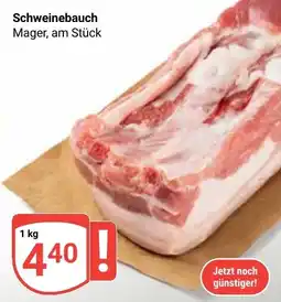 Globus Schweinebauch Mager, am Stück Angebot