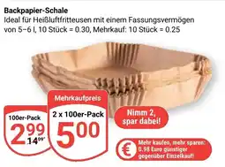 Globus Backpapier-Schale Angebot