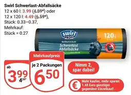 Globus Swirl Schwerlast-Abfallsäcke Angebot