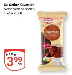 Globus Dr. Oetker Kuvertüre Angebot