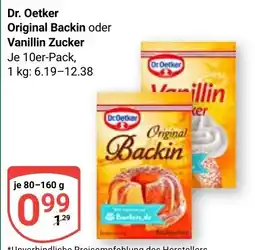 Globus Dr. Oetker Original Backin Angebot