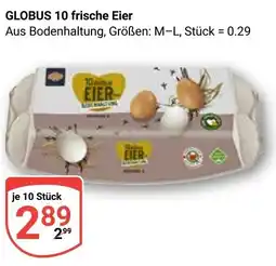 Globus GLOBUS 10 frische Eier Angebot