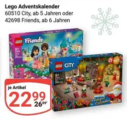 Globus Lego Adventskalender Angebot