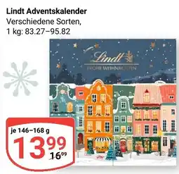 Globus Lindt Adventskalender Angebot