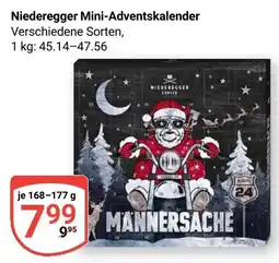 Globus Niederegger Mini-Adventskalender Angebot