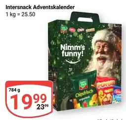 Globus Intersnack Adventskalender Angebot