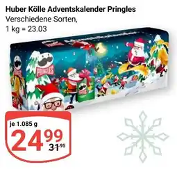 Globus Huber Kölle Adventskalender Pringles Angebot