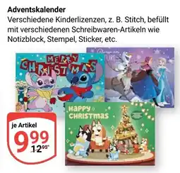 Globus Adventskalender Angebot