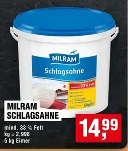 Handelshof MILRAM Schlagsahne Angebot