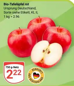 Globus Bio-Tafeläpfel rot Angebot