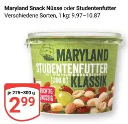 Globus Maryland Studentenfutter Angebot