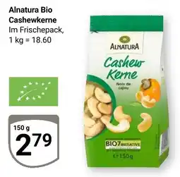 Globus Alnatura Bio Cashewkerne Angebot