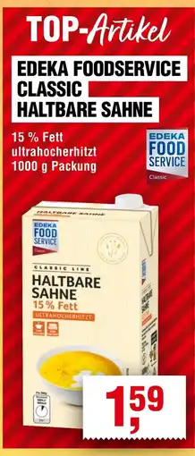 Handelshof EDEKA FOODSERVICE CLASSIC HALTBARE SAHNE Angebot