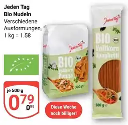 Globus Jeden Tag Bio Nudeln Angebot