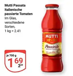 Globus Mutti Passata Italienische passierte Tomaten Angebot