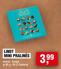 Handelshof LINDT MINI PRALINÉS Angebot