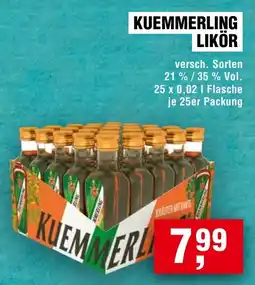 Handelshof Kuemmerling Likör Angebot