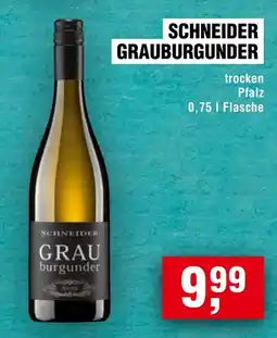 Handelshof SCHNEIDER GRAUBURGUNDER Angebot