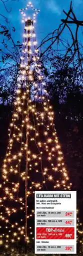 Handelshof Led-baum mit stern Angebot