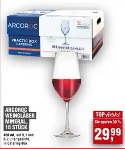 Handelshof ARCOROC WEINGLÄSER MINERAL Angebot