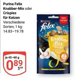 Globus Purina Felix Knabber-Mix Angebot